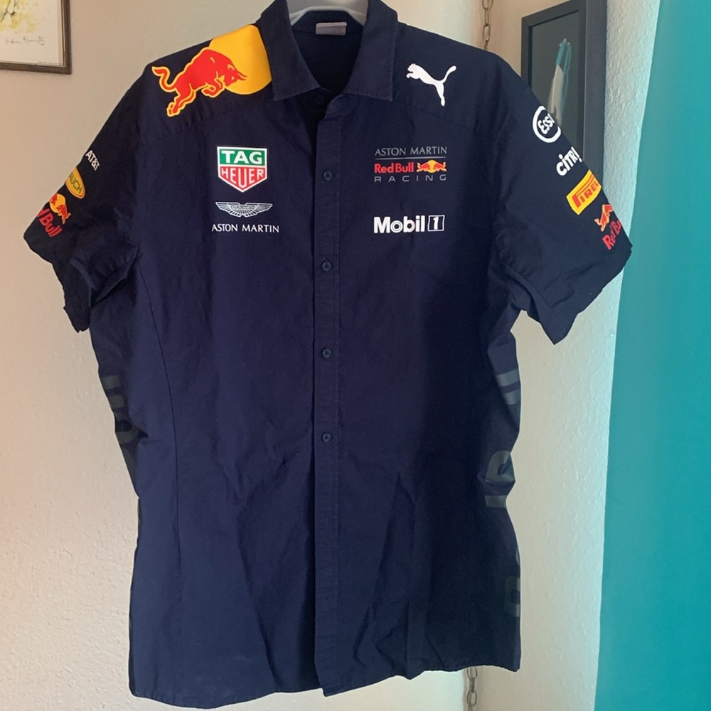 RED BULL RACING Work Shirt, XL Puma Aston Martin